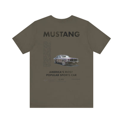 1967 Ford Mustang Vintage Unisex Tee