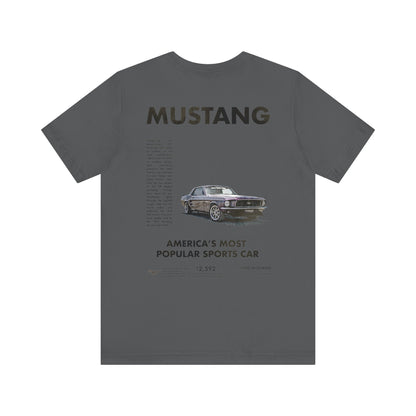 1967 Ford Mustang Vintage Unisex Tee