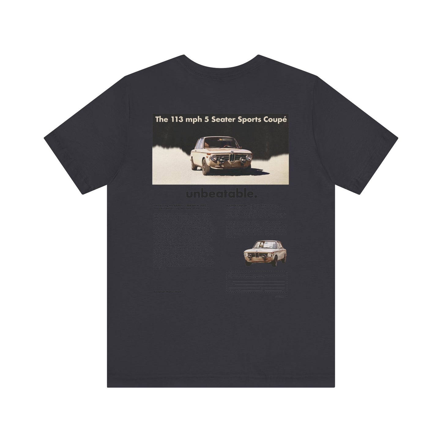 1971 BMW 2002 Vintage Unisex Tee